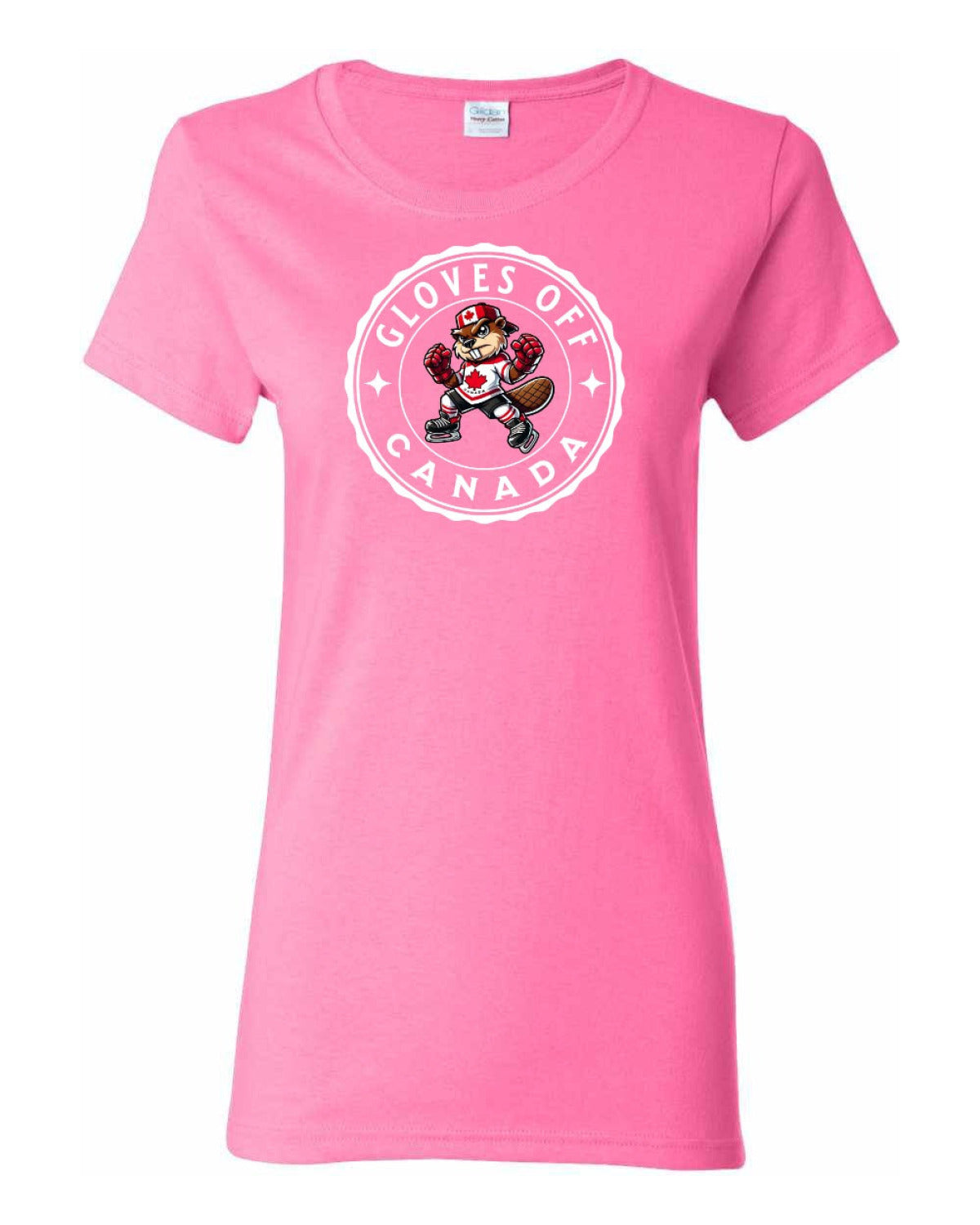 Gloves Off Beaver  Women's Tee