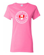 Proud to Be Canadian Heart   Women's Tee