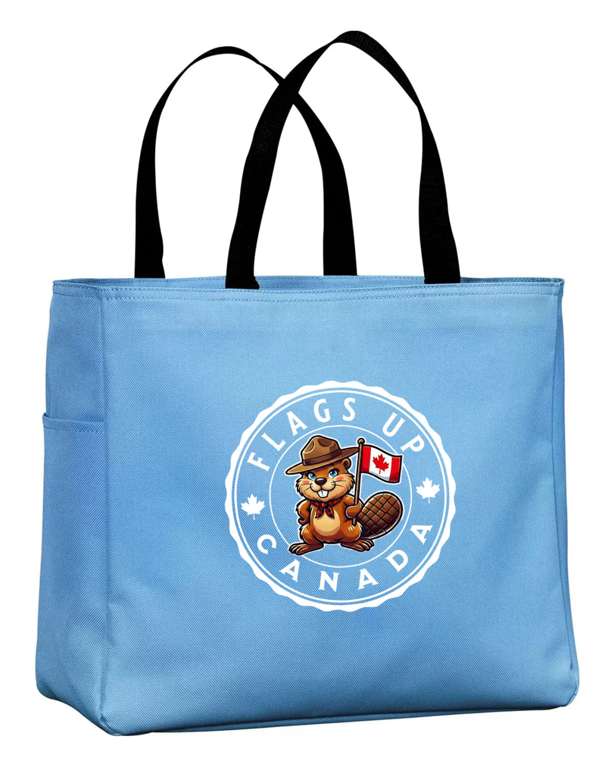 Flags Up Female Beaver Tote Bag