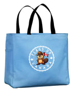 Flags Up Male Beaver Tote Bag