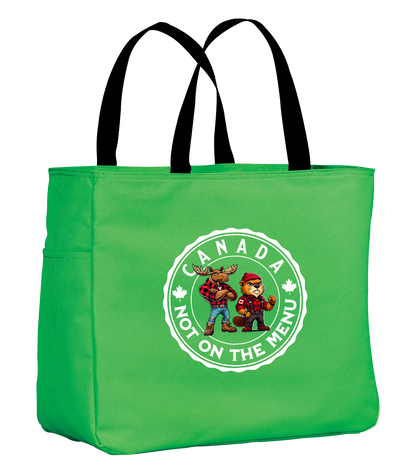 Canada Not On The Menu Tote Bag