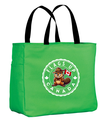 Flags Up Female Beaver Tote Bag