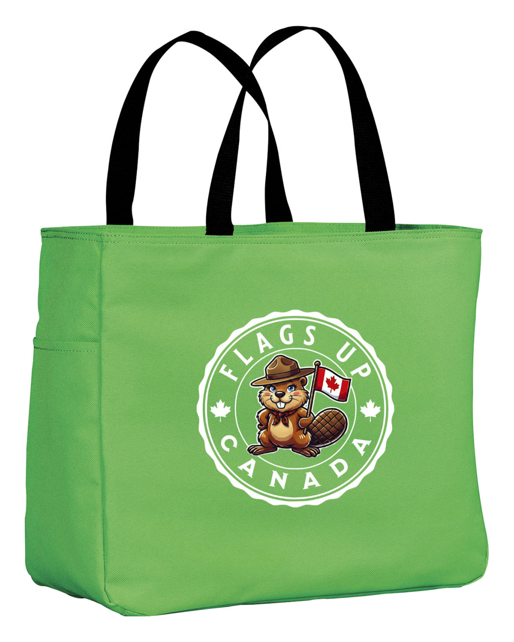 Flags Up Female Beaver Tote Bag