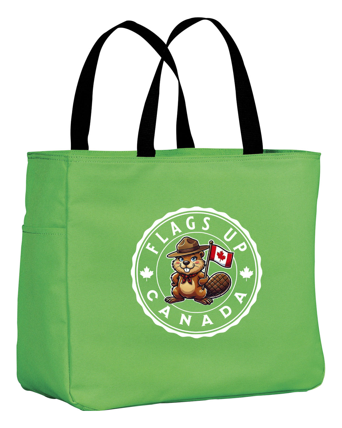 Flags Up Female Beaver Tote Bag