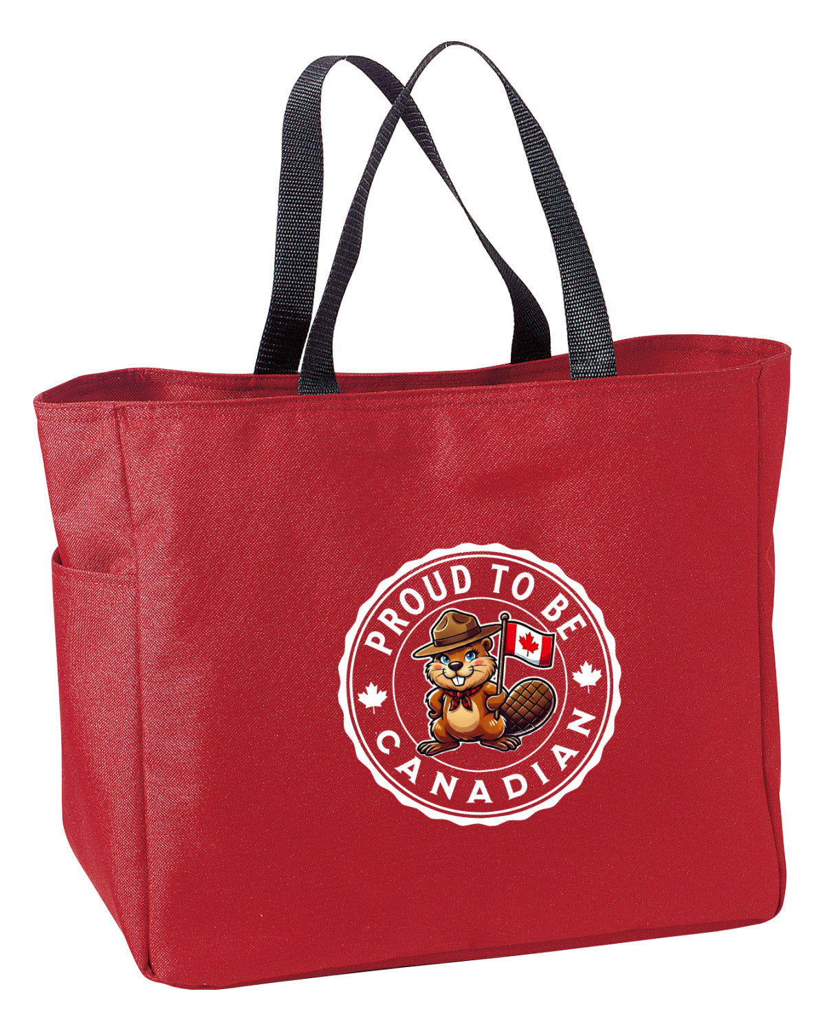 Proud to be Canadian Female Beaver Tote Bag
