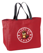 Flags Up Male Beaver Tote Bag