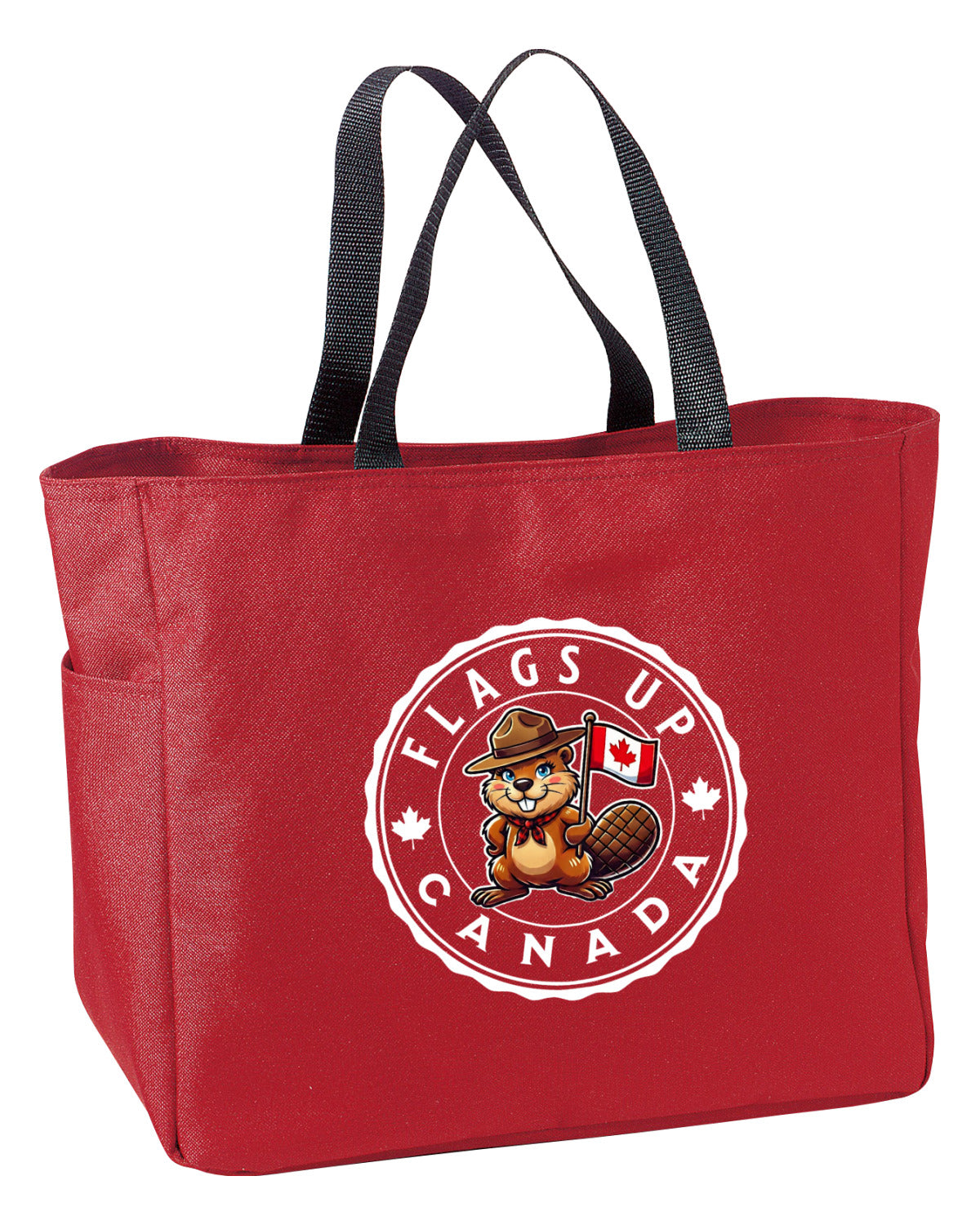 Flags Up Female Beaver Tote Bag