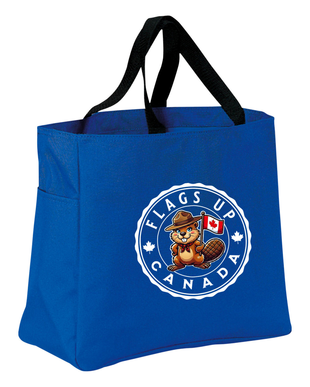 Flags Up Female Beaver Tote Bag