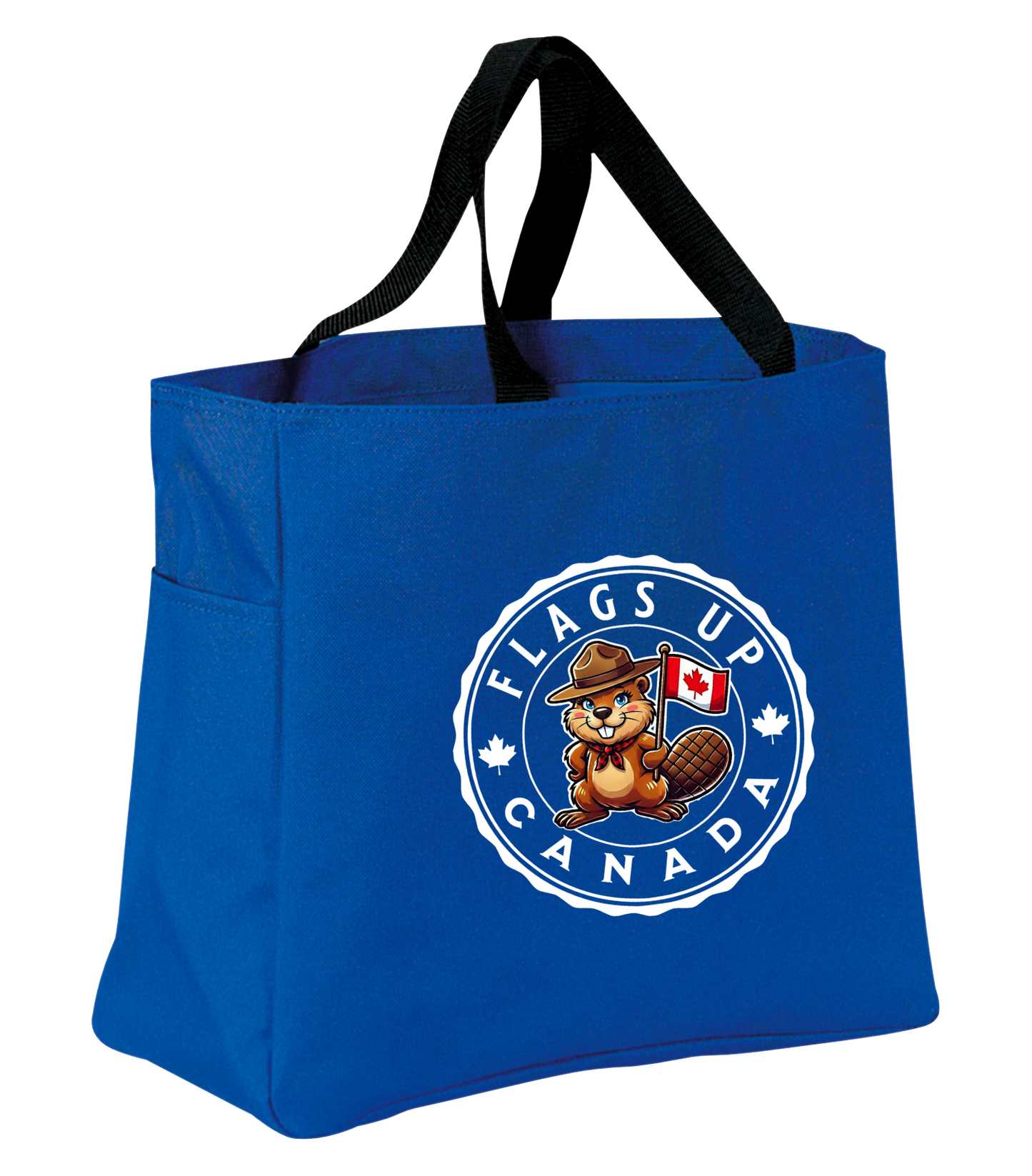 Flags Up Female Beaver Tote Bag