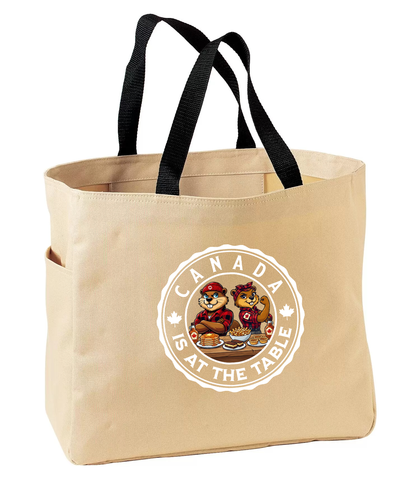 Canada Is At The Table Tote Bag