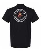 Built Canada Tough Male Beaver Left Chest and Back Men's Tee