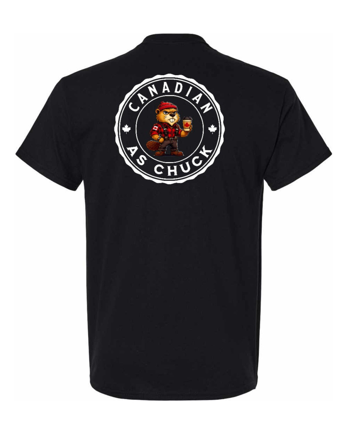 Canadian As Chuck Left Chest & Back Men's Tee