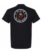 Plaid to the Bone Beaver Left Chest & Back Men's Tee