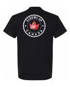 Elbows up Leaf Left Chest & Back Men's Tee