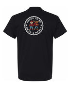 Proud to be Mean and Nasty Beaver and Moose Left Chest and Back Men's Tee