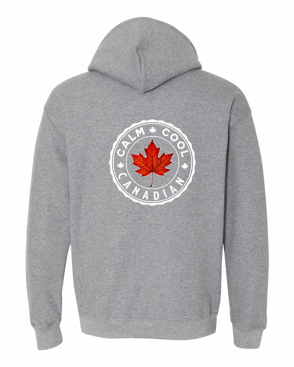 Calm Cool Canadian Leaf Left Chest and Back Pullover - Gildan Canada (sewn Internationally)
