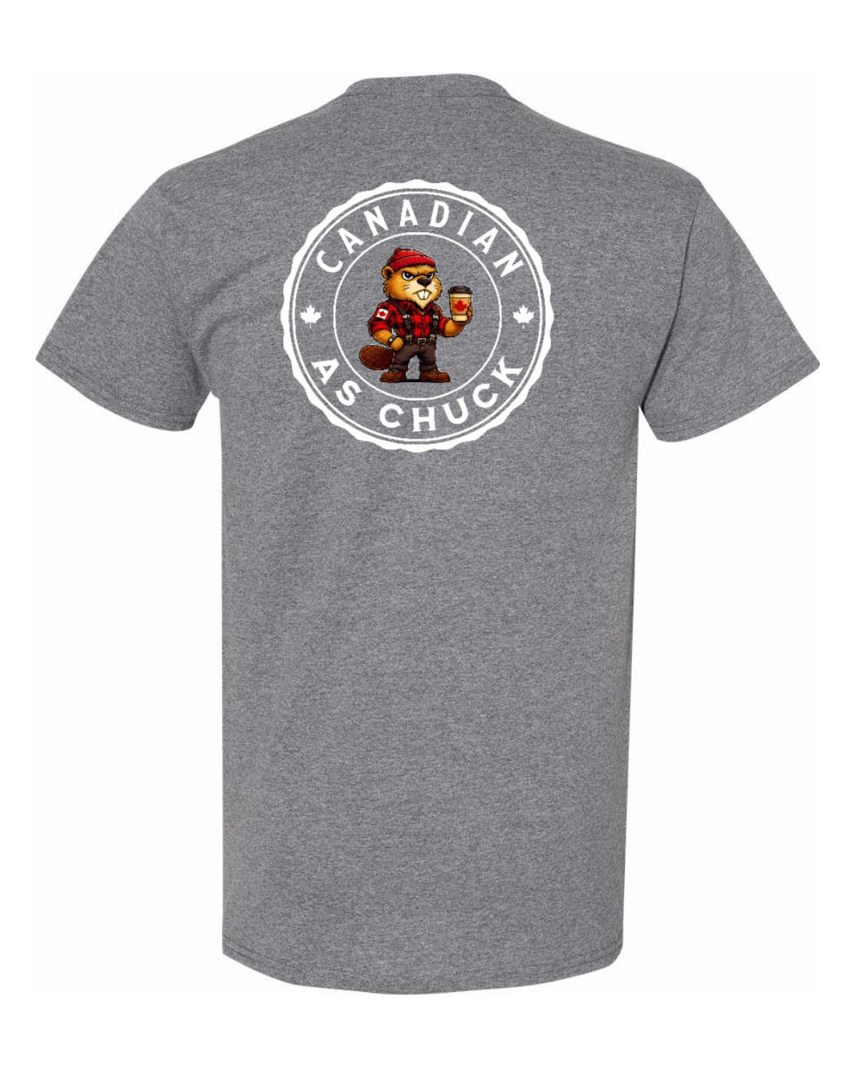 Canadian As Chuck Left Chest & Back Men's Tee