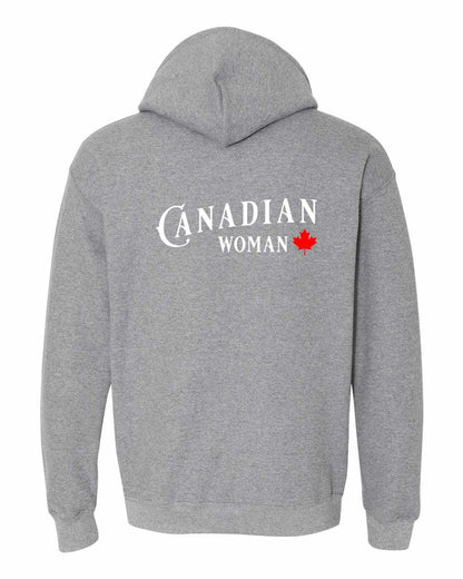 Canadian Woman Left Chest and Back Pullover - Gildan Canada (sewn Internationally)