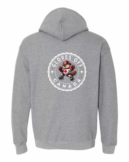 Gloves Off Beaver Left Chest and Back Pullover - Gildan Canada (sewn Internationally)