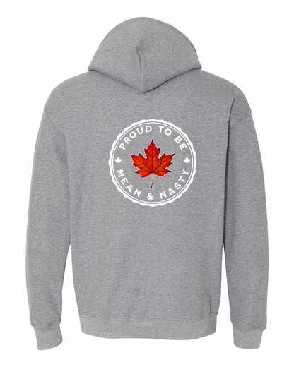 Proud Mean & Nasty Leaf Left Chest and Back Pullover - Gildan Canada (sewn Internationally)