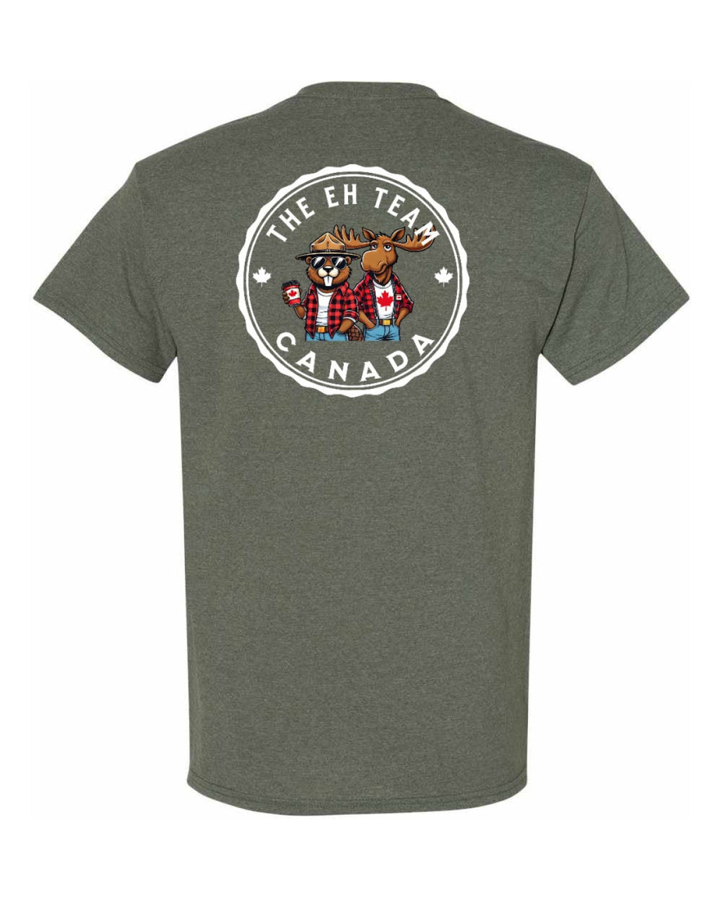 The EH team Left Chest and Back Men's Tee
