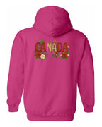 Canada Flowers Left Chest and Back Pullover - Unisex