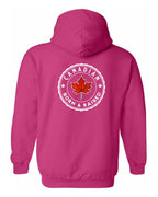 Canadian Born & Rasied Left Chest and Back Pullover - Unisex