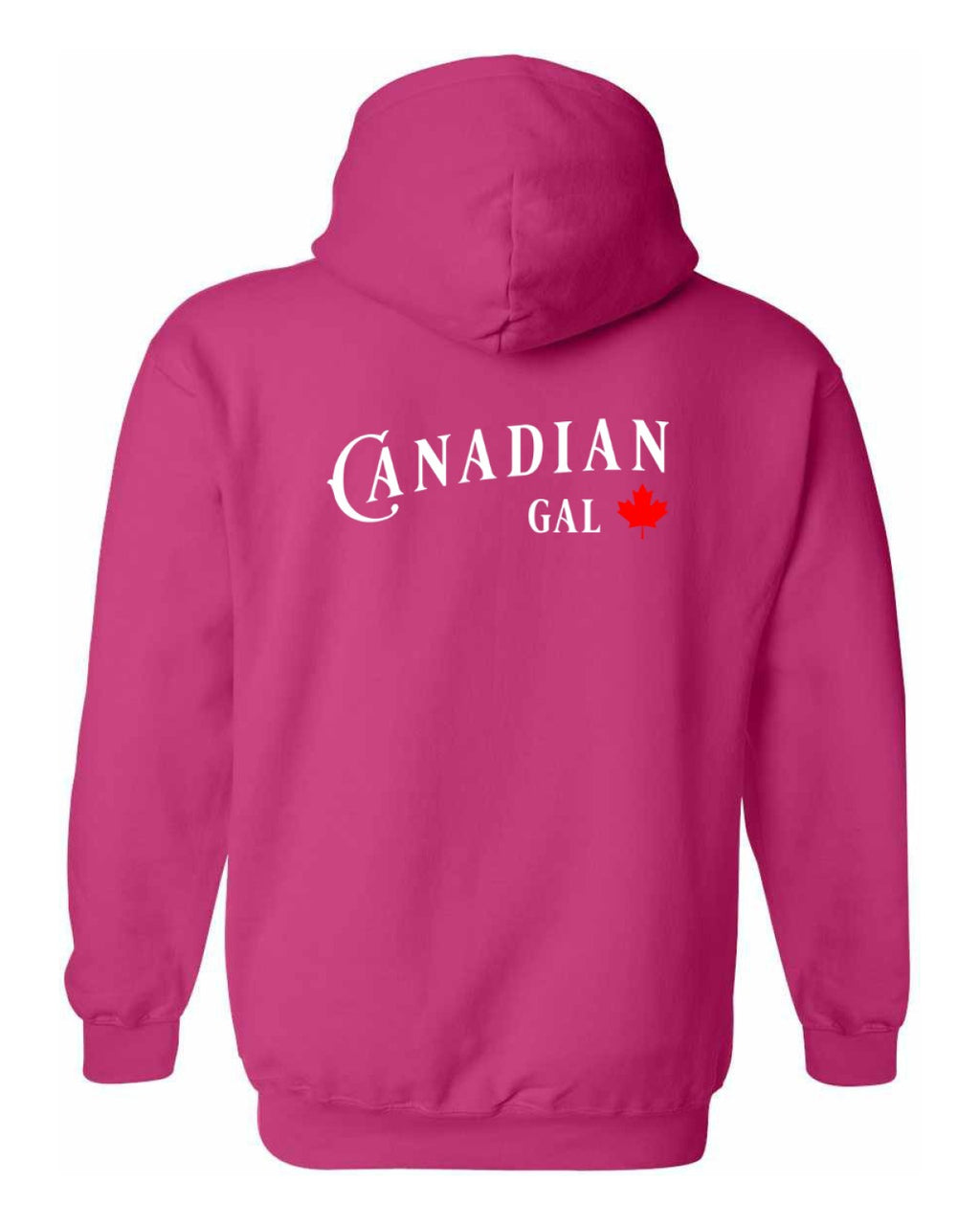 Canadian Gal Left Chest and Back Pullover - Unisex