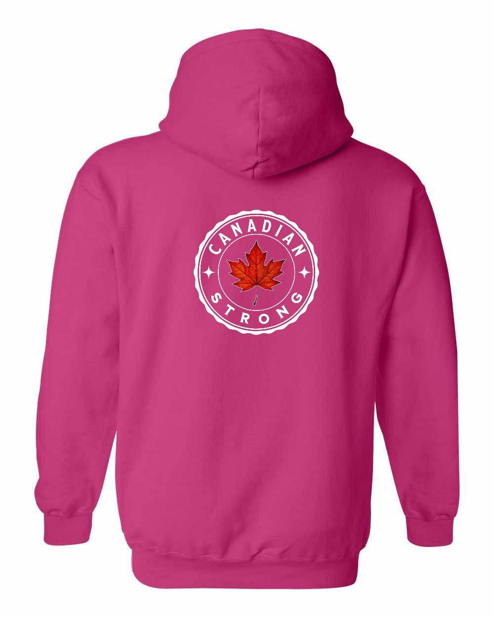 Canadian Strong Leaf Left Chest and Back Pullover - Gildan Canada (sewn Internationally)