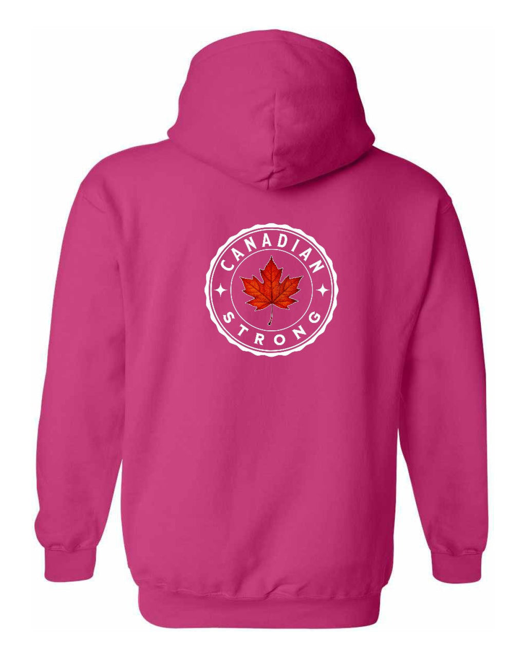 Canadian Strong Leaf Left Chest and Back Pullover - Unisex