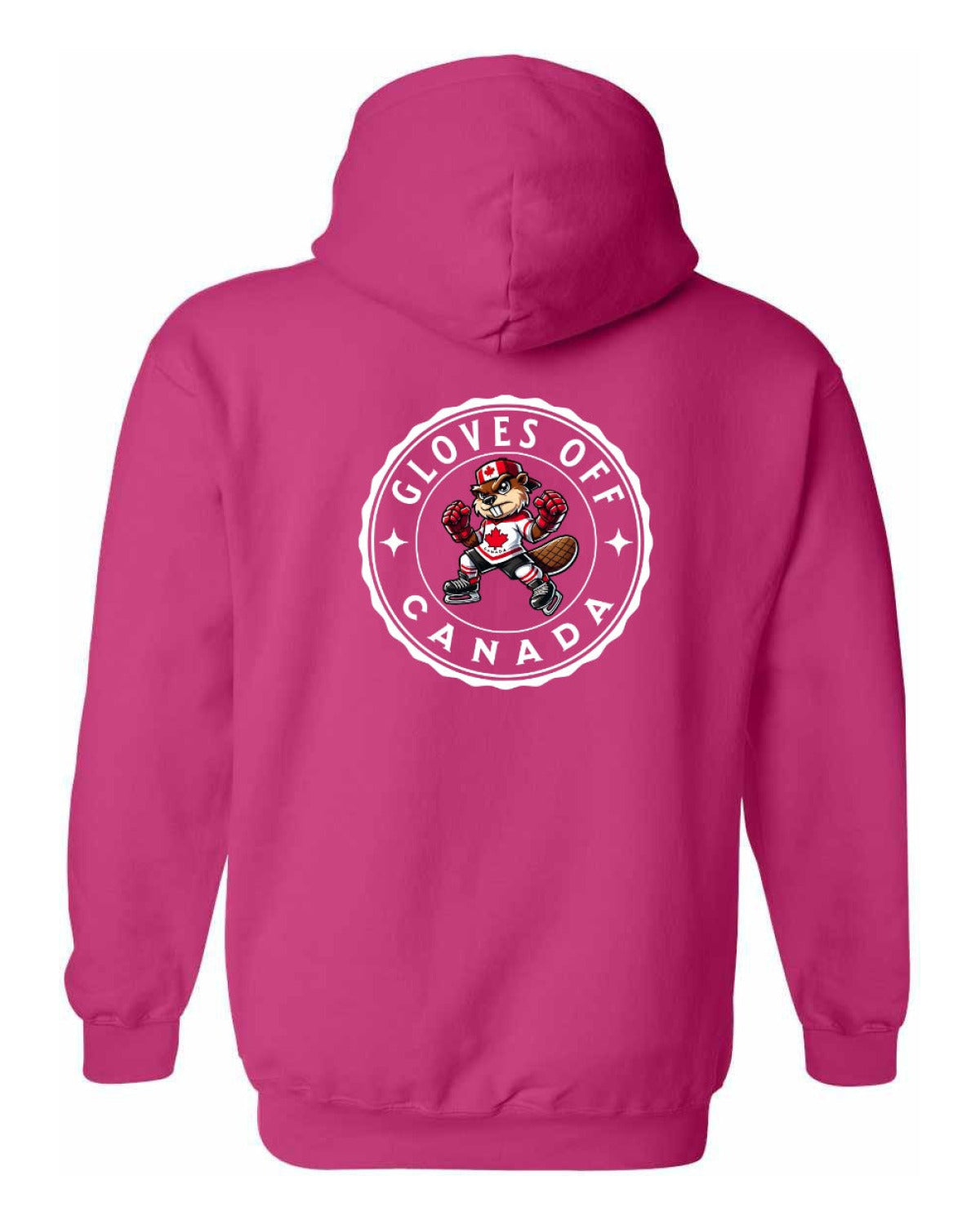 Gloves Off Beaver Left Chest and Back Pullover - Unisex