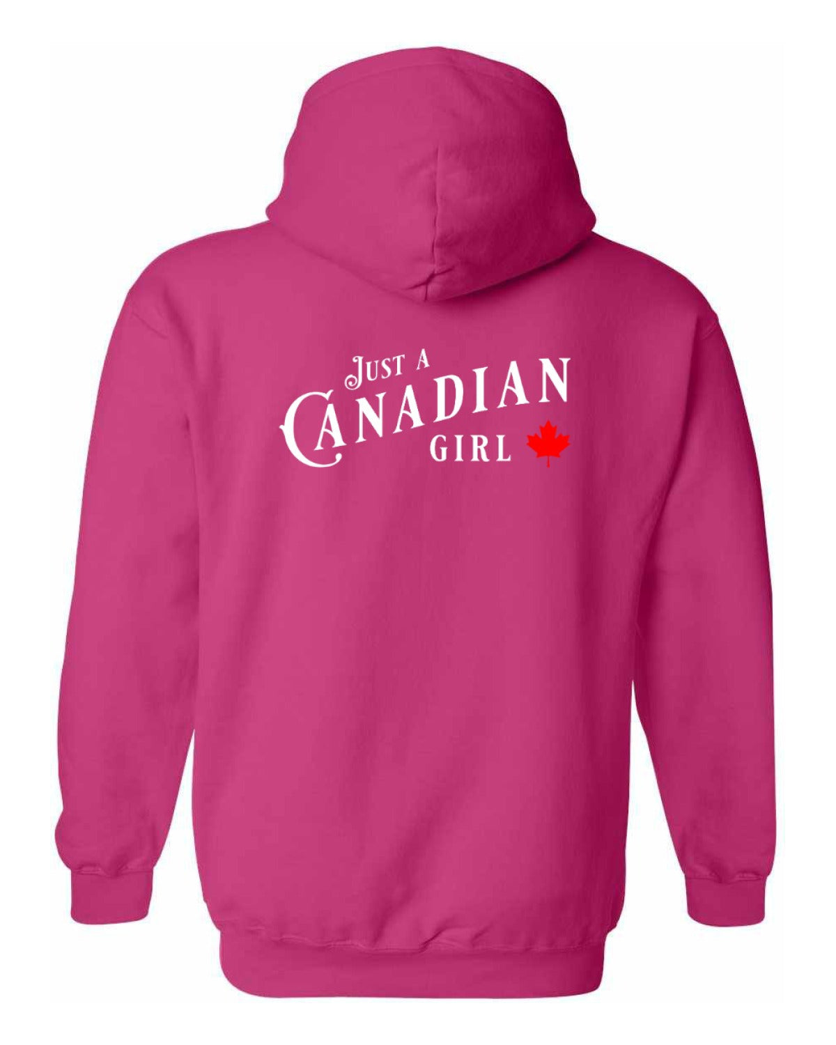 Just a canadian Girl Left Chest and Back Pullover - Unisex