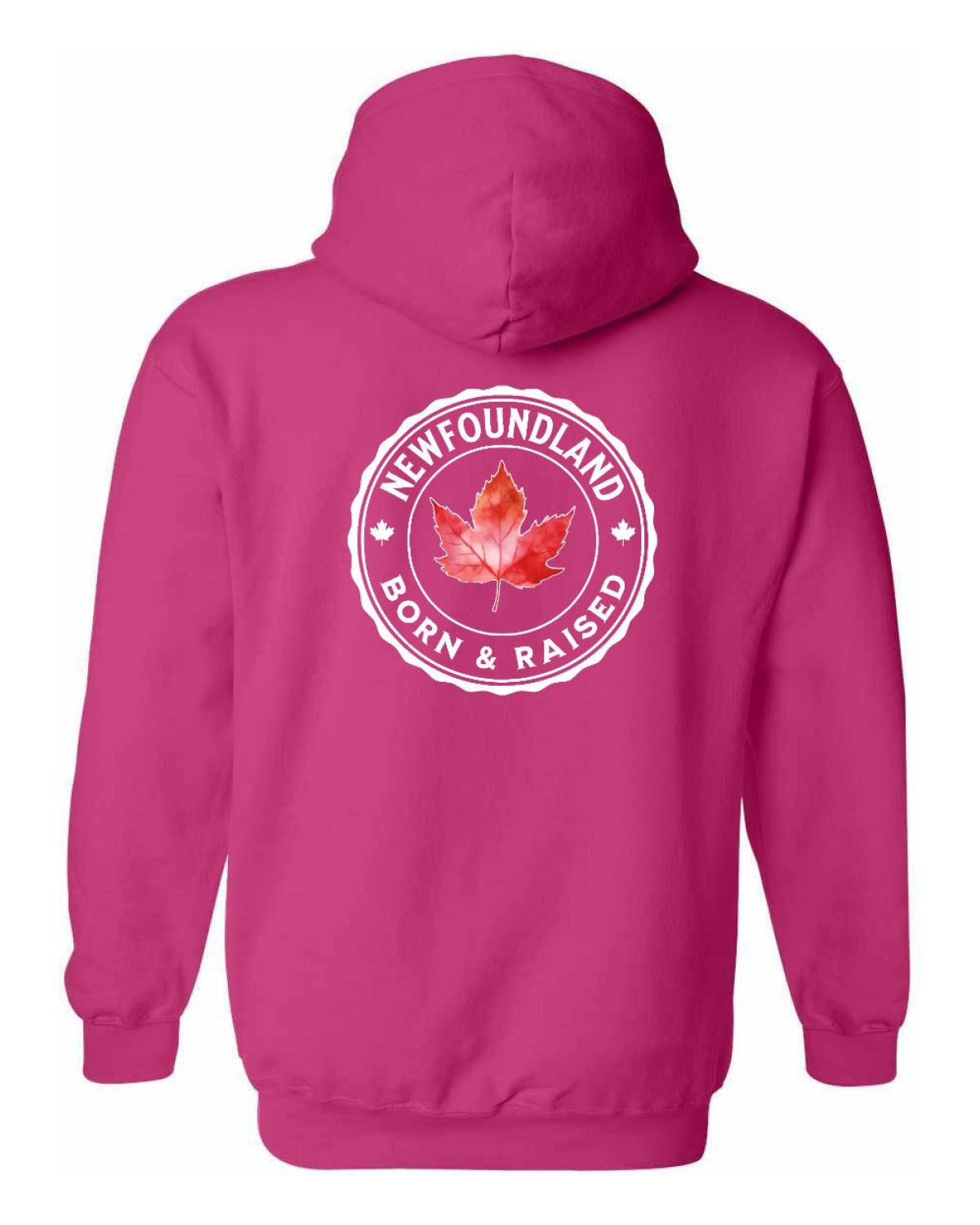 Born and Raised Newfoundland Left Chest and Back Pullover - Unisex