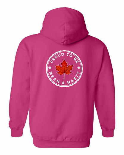 Proud Mean & Nasty Leaf Left Chest and Back Pullover - Gildan Canada (sewn Internationally)