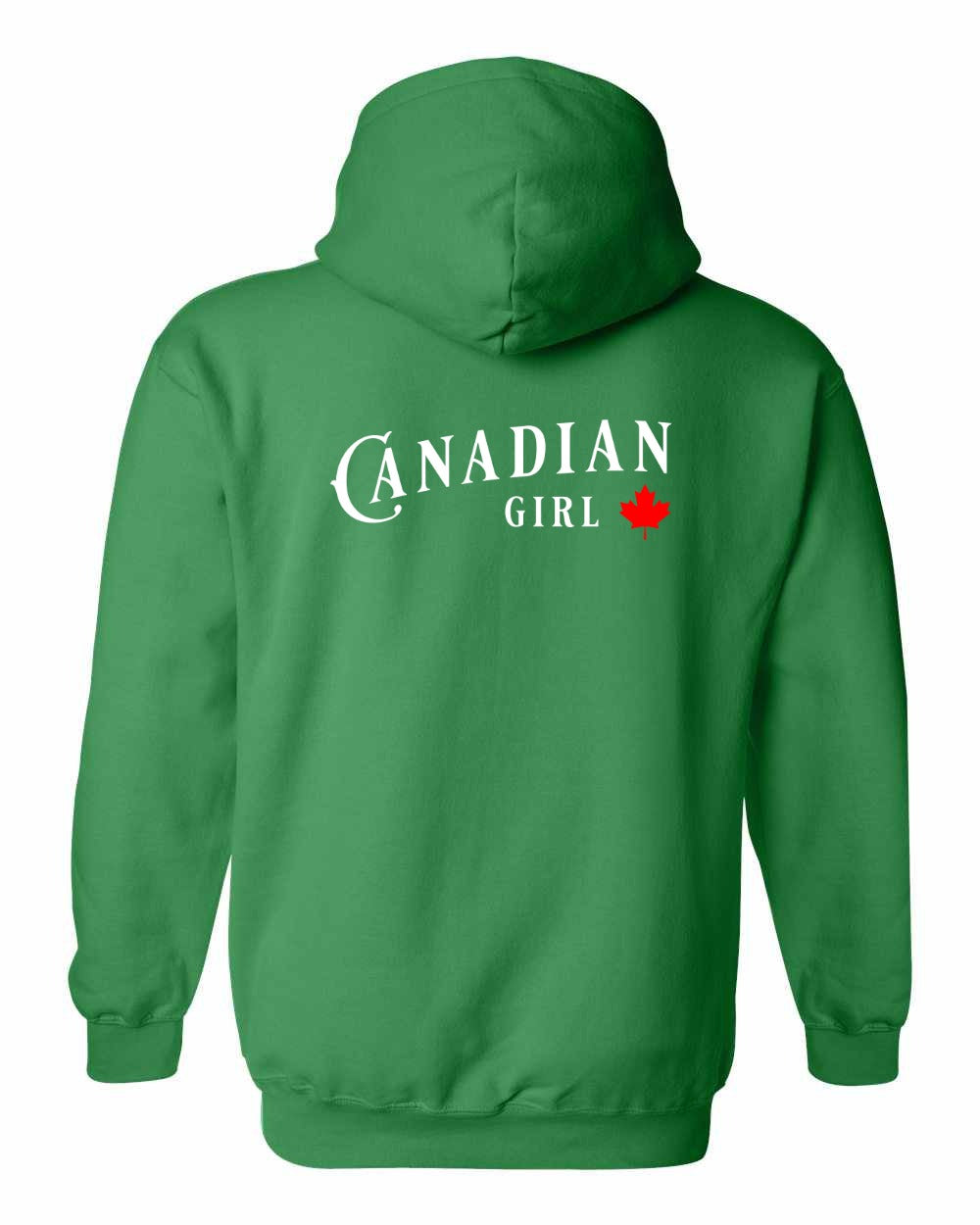 Canadian Girl Left Chest and Back Pullover
