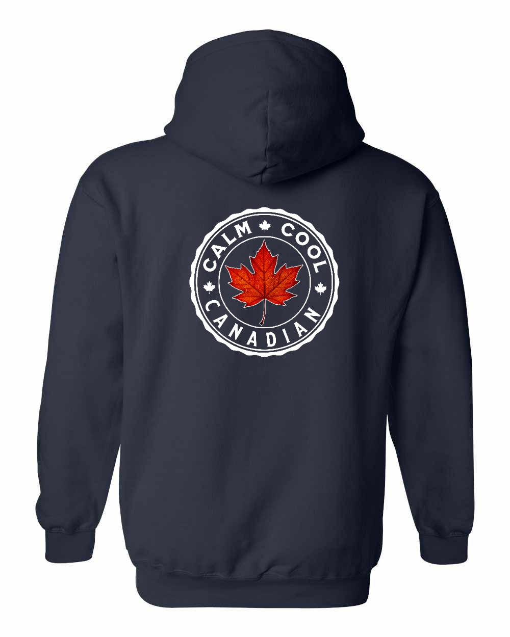 Calm Cool Canadian Leaf Left Chest and Back Pullover - Gildan Canada (sewn Internationally)
