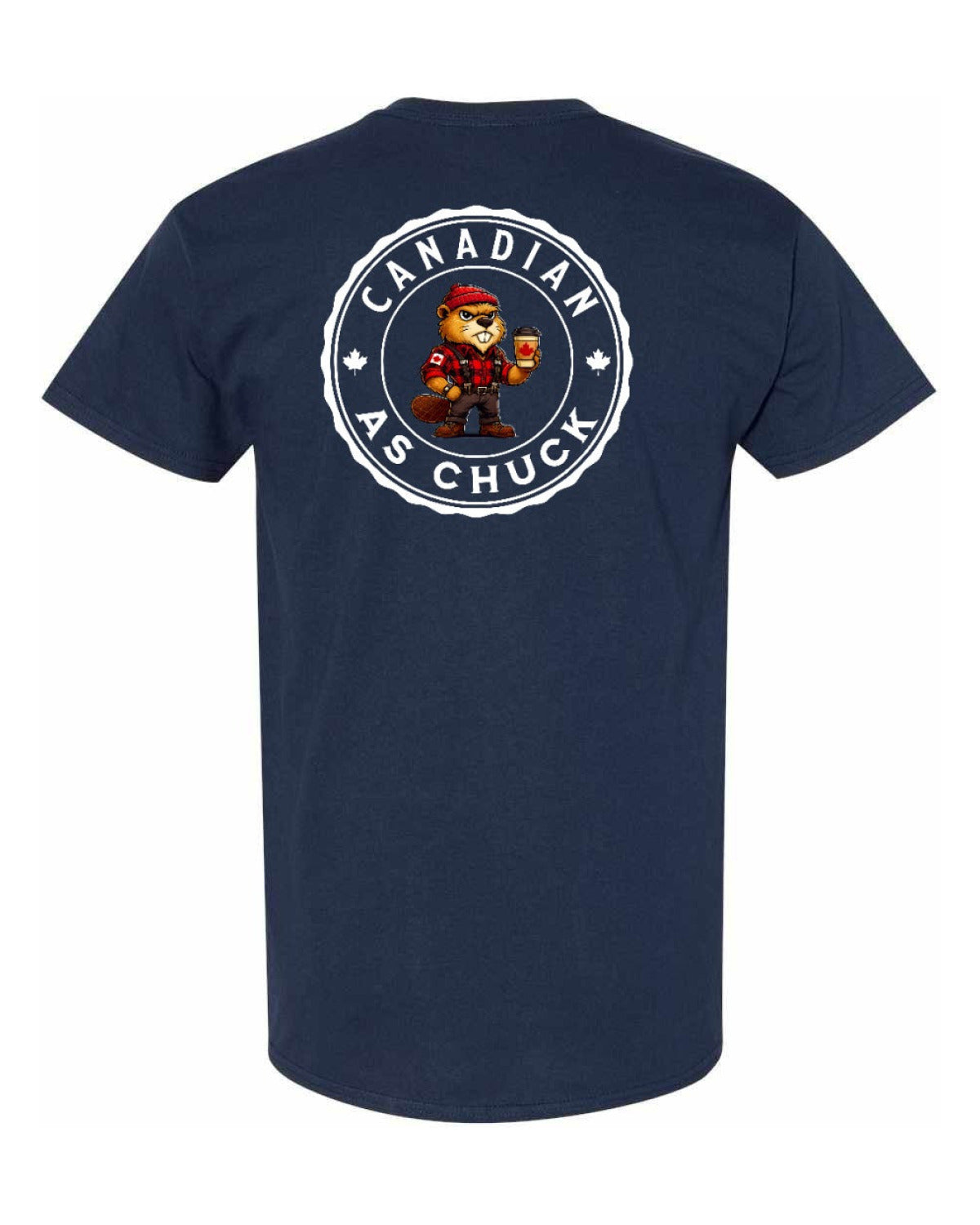 Canadian As Chuck Left Chest & Back Men's Tee