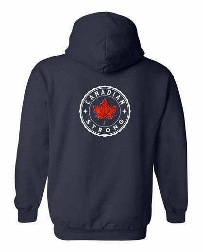 Canadian Strong Leaf Left Chest and Back Pullover - Gildan Canada (sewn Internationally)