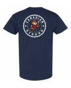 Canadian Strong Beaver Left Chest & Back Men's Tee