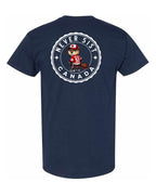 Never 51st Beaver Left Chest & Back  Men's Tee