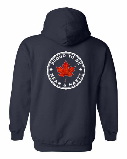 Proud Mean & Nasty Leaf Left Chest and Back Pullover - Gildan Canada (sewn Internationally)