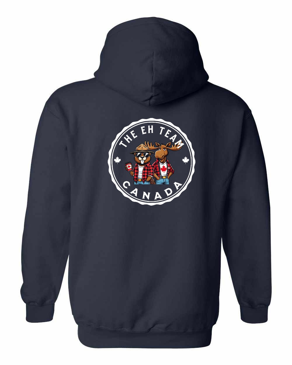 Eh Team Left Chest and Back Pullover - Gildan Canada (sewn Internationally)