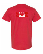 Made in Canada Flag Background Left Chest And Back Men's Tee