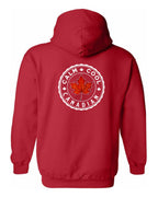 Calm Cool Canadian Leaf Left Chest and Back Pullover - Unisex