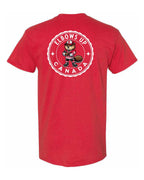 Elbows Up Beaver Left Chest & Back Men's Tee