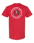 Gloves Off Beaver Left Chest & Back  Men's Tee