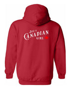 Just a canadian Girl Left Chest and Back Pullover - Unisex
