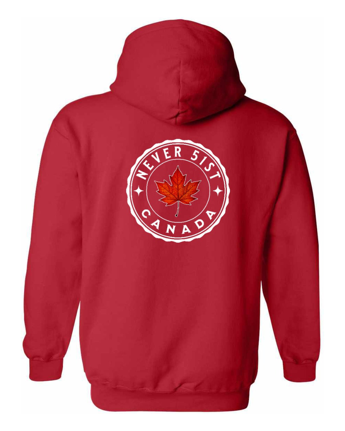 Never 51st Leaf Left Chest and Back Pullover - Unisex