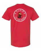 Plaid to the Bone Beaver Left Chest & Back Men's Tee