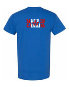 Made in Canada Flag Background Left Chest And Back Men's Tee